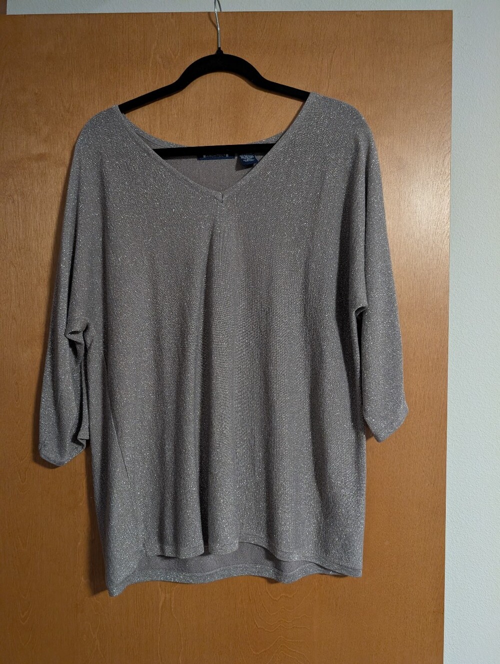 Architect Metallic Gray Sweater